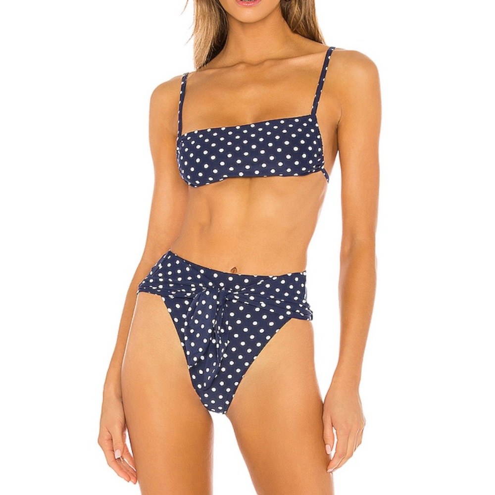 Leigh Bikini Top in Estate Blue
WeWoreWhat NEW